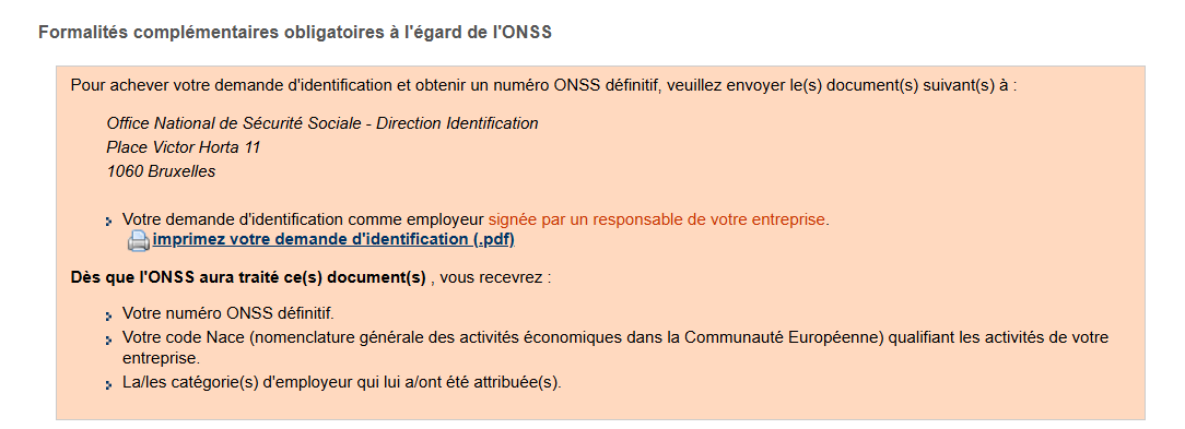 Wide: obligations to fulfill Wide: obligations to fulfill towards the NSSO
